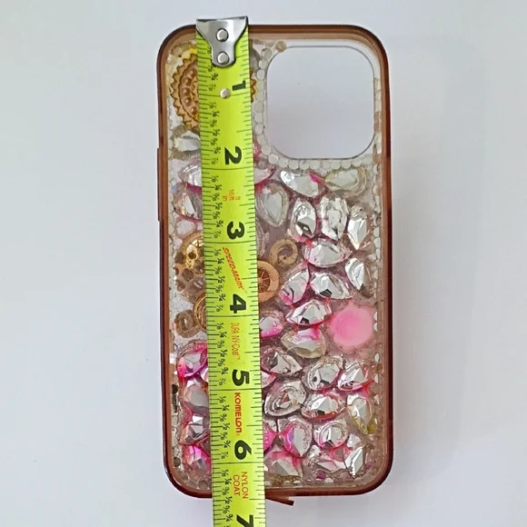 Juicy Couture Pink and Gold Embellished Phone Case - Picture 8 of 14